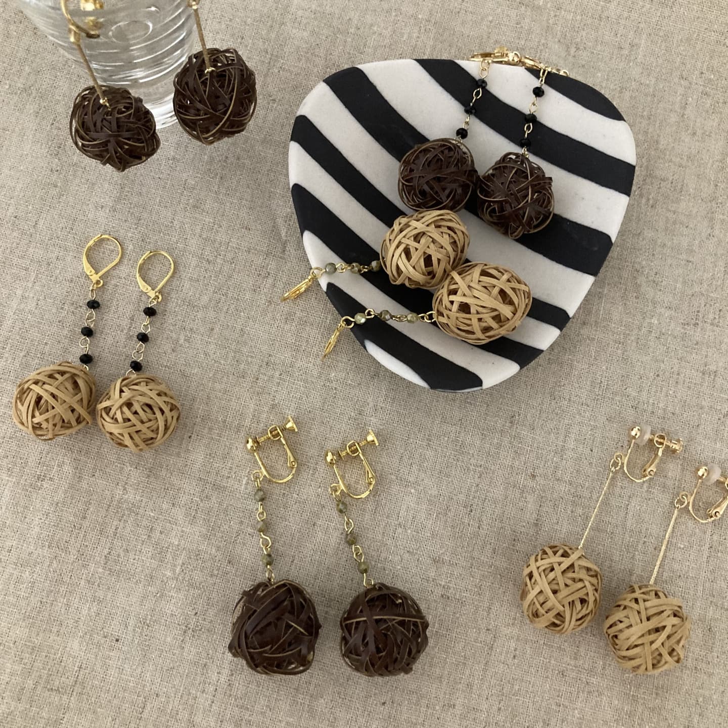 イヤーアクセサリー 竹鞠